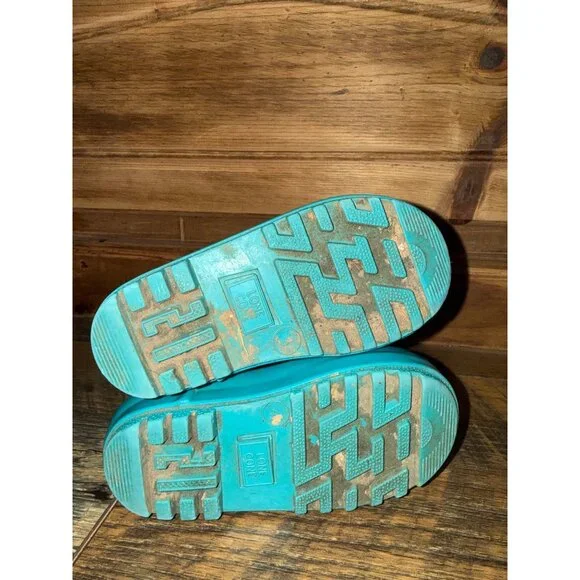 Lone Cone Mermaids Kids Rain Boots Size 4 - Picture 8 of 14